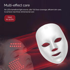Mascarilla LED Facial Recargable 7 Colores - Cuidado de la Piel en Casa