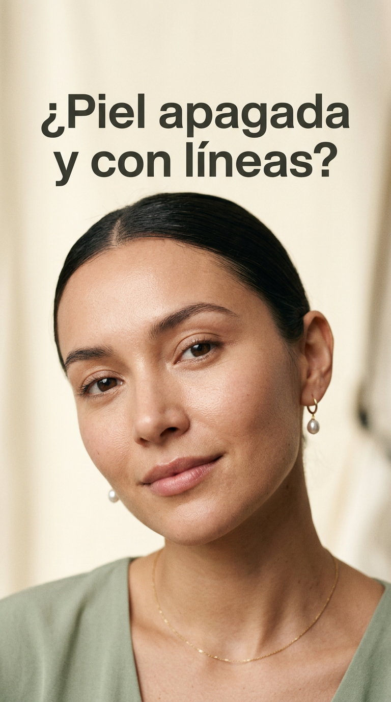 ¿Piel apagada y con líneas?